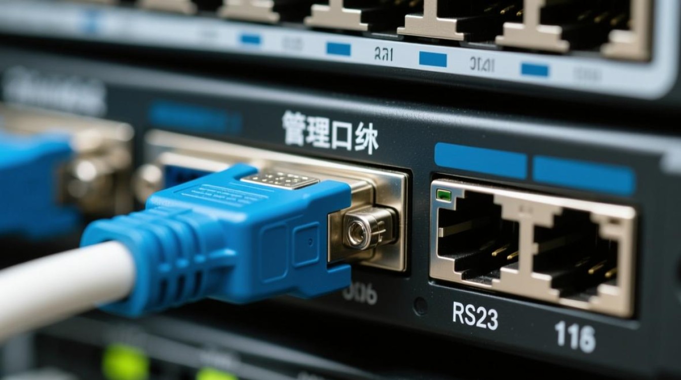 服务器连接管理口时，需遵循哪些步骤和注意事项？