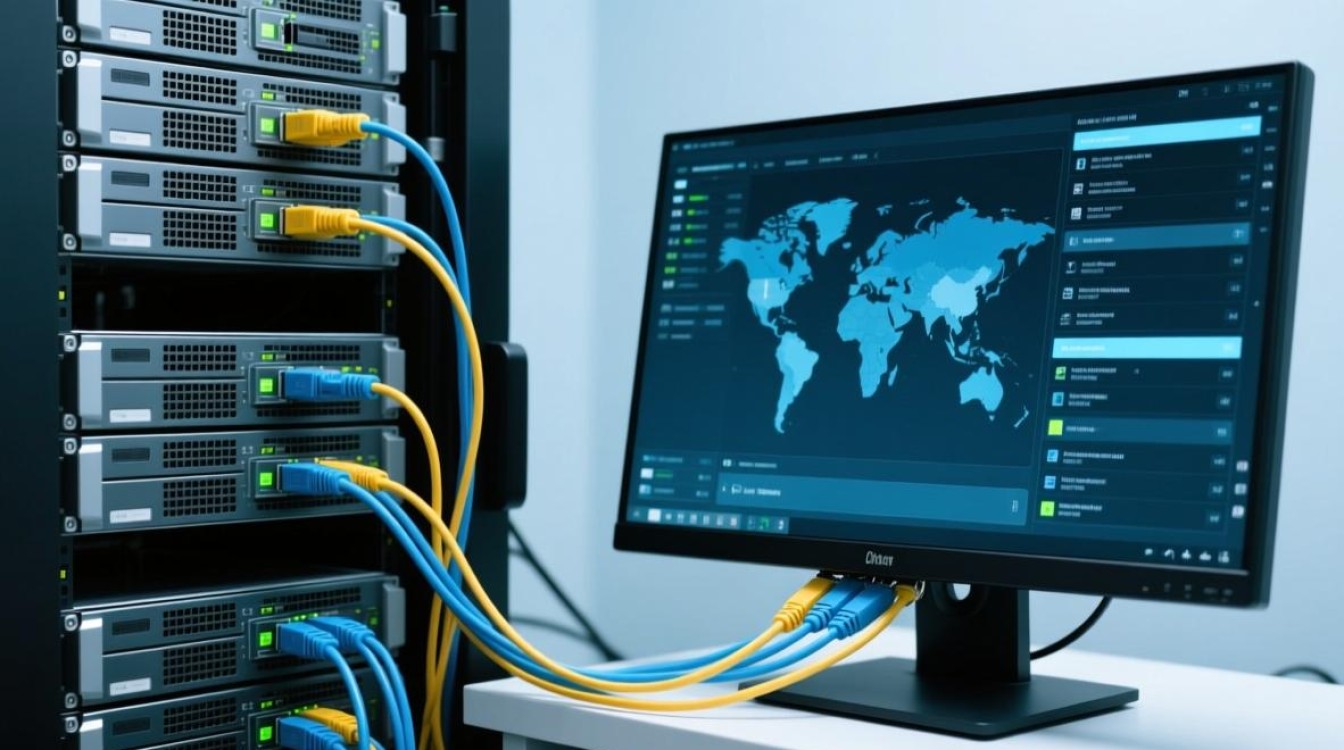 服务器连接显示器具体步骤详解，是硬件直接连接还是需要适配器？