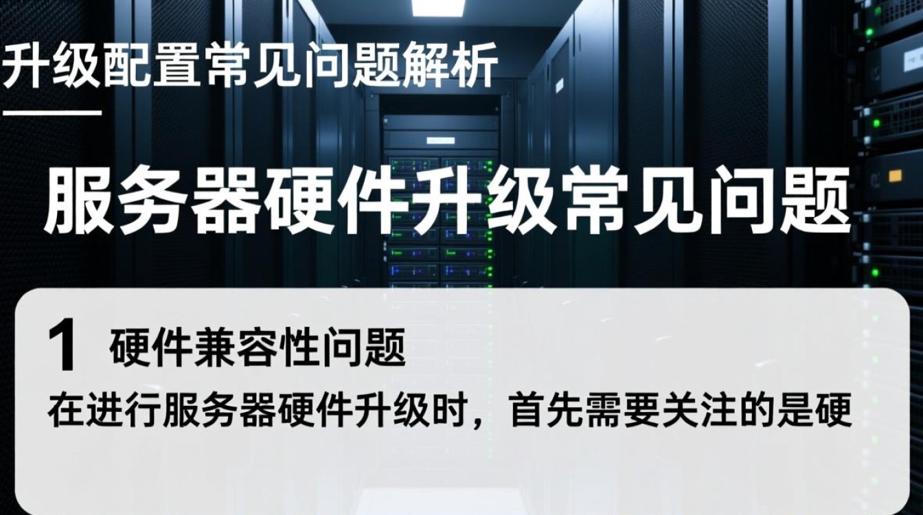 服务器升级配置中,哪些常见问题容易困扰用户? 服务器升级配置中,哪些常见问题容易困扰用户?