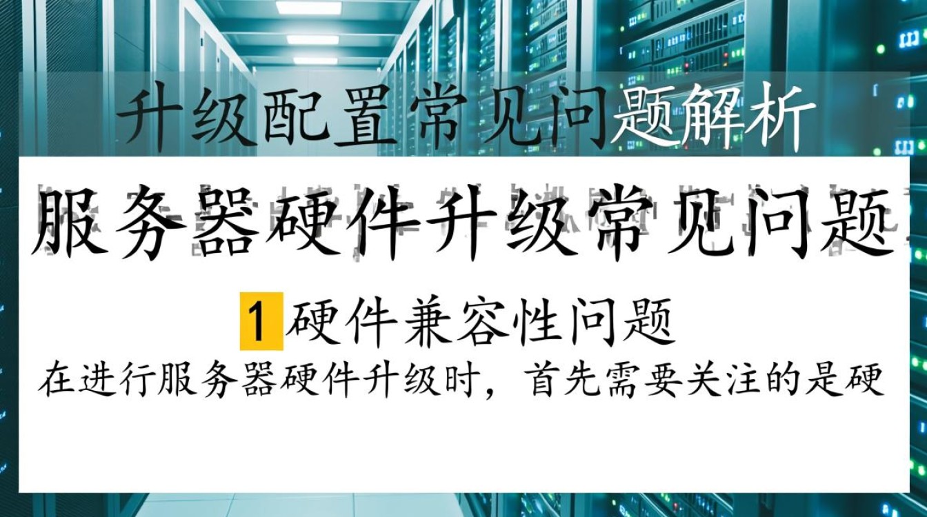 服务器升级配置中,哪些常见问题容易困扰用户? 服务器升级配置中,哪些常见问题容易困扰用户?