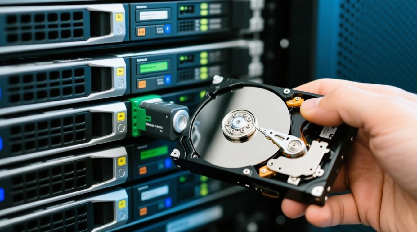 服务器识别硬盘分区时，具体是通过哪些技术或协议来实现的？