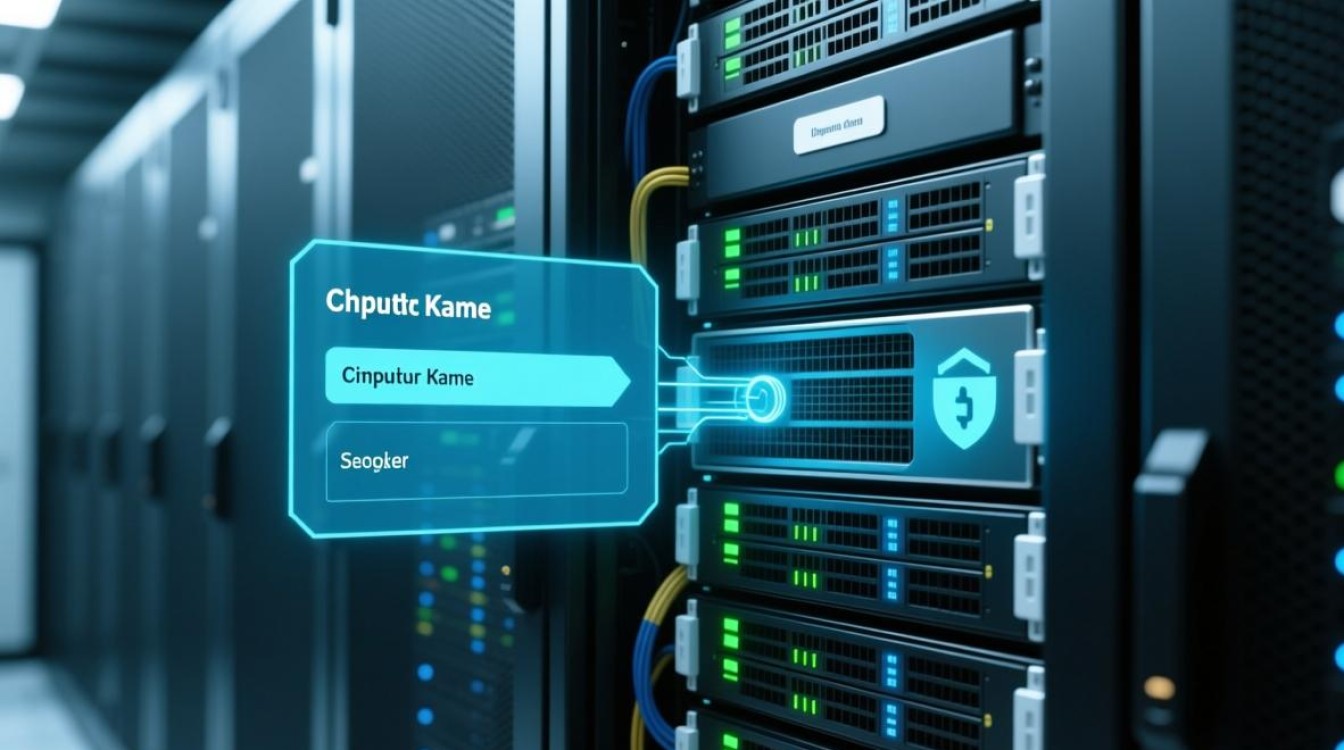 服务器名称变动后，我的计算机显示的名称应该怎么更改？