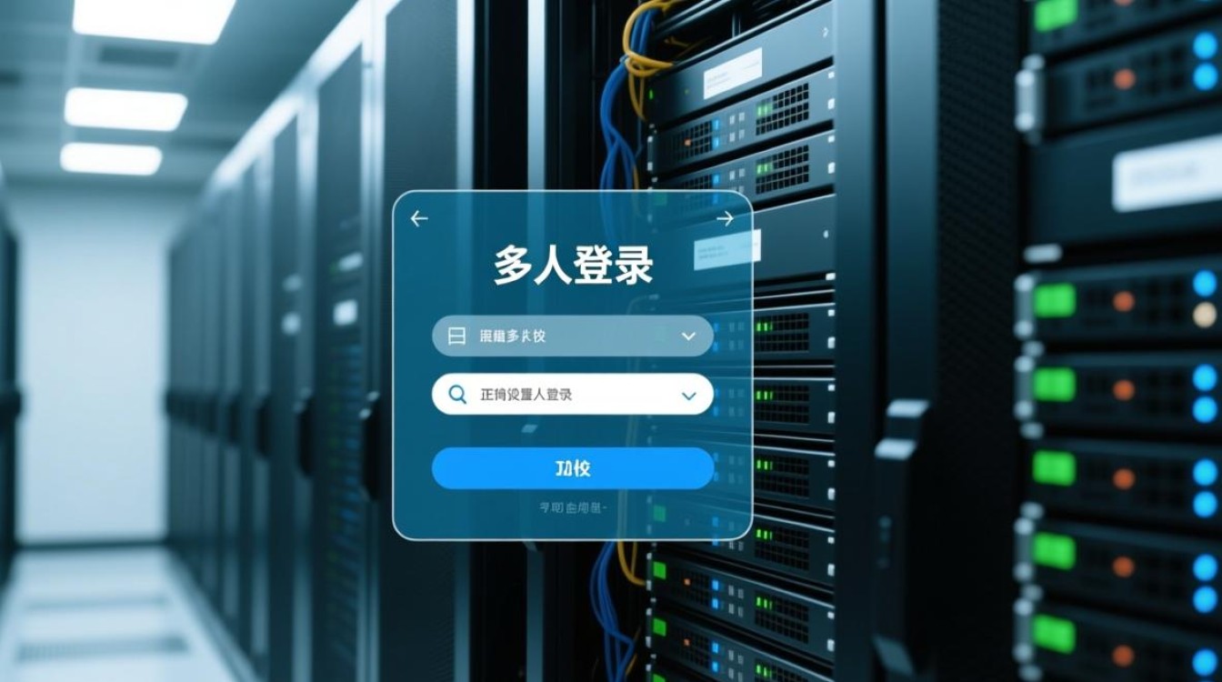 如何在服务器上配置支持多人同时登录的机制？