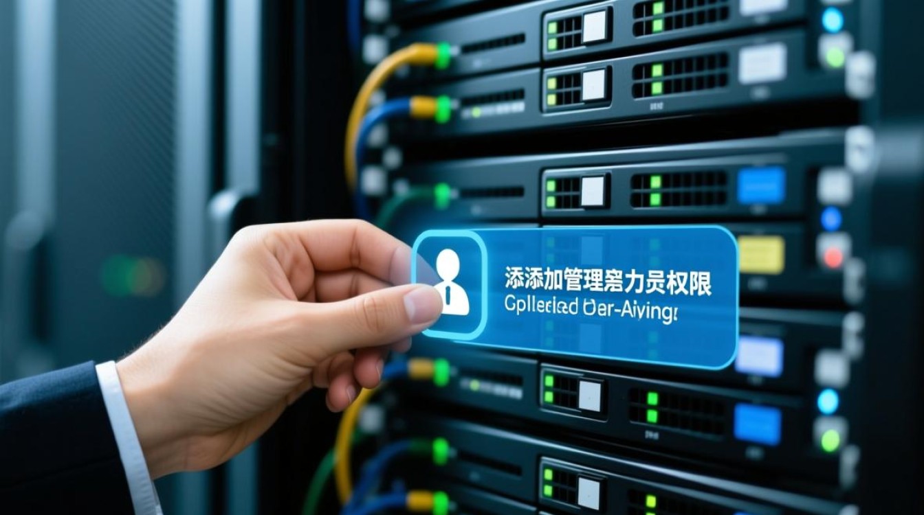 在服务器上，具体操作步骤是何，才能成功为特定用户赋予管理员权限？