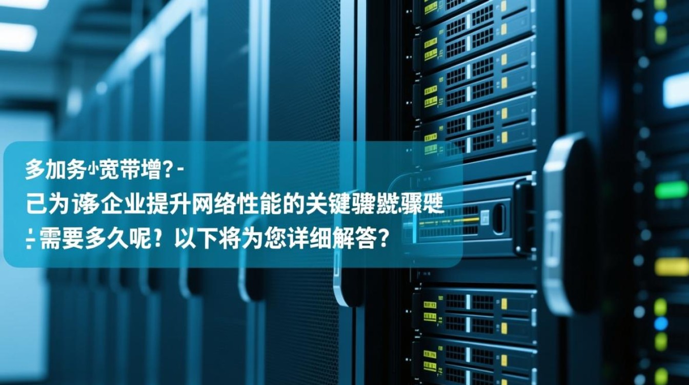 服务器升级加带宽需要多长时间？不同情况下的具体时长分析？