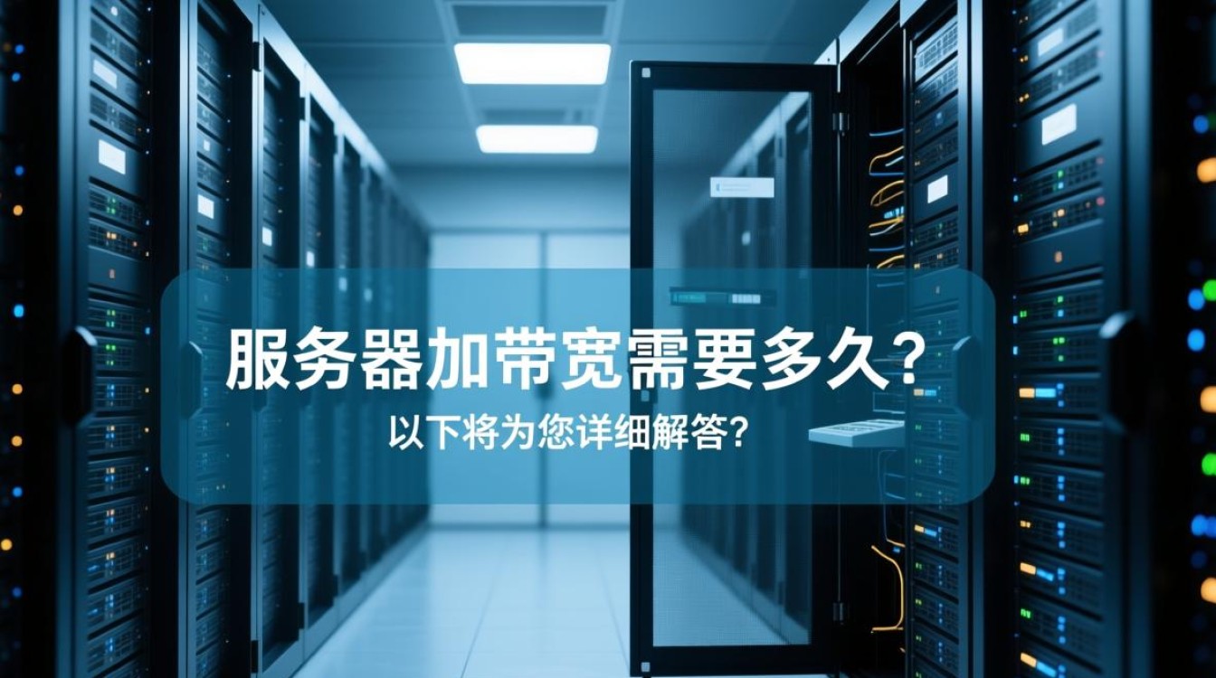 服务器升级加带宽需要多长时间？不同情况下的具体时长分析？