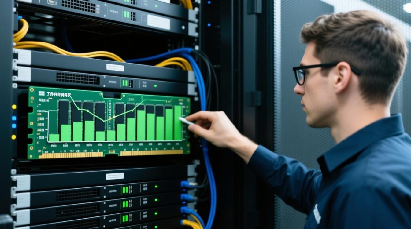 在服务器管理中，如何具体高效地查看内存使用情况？