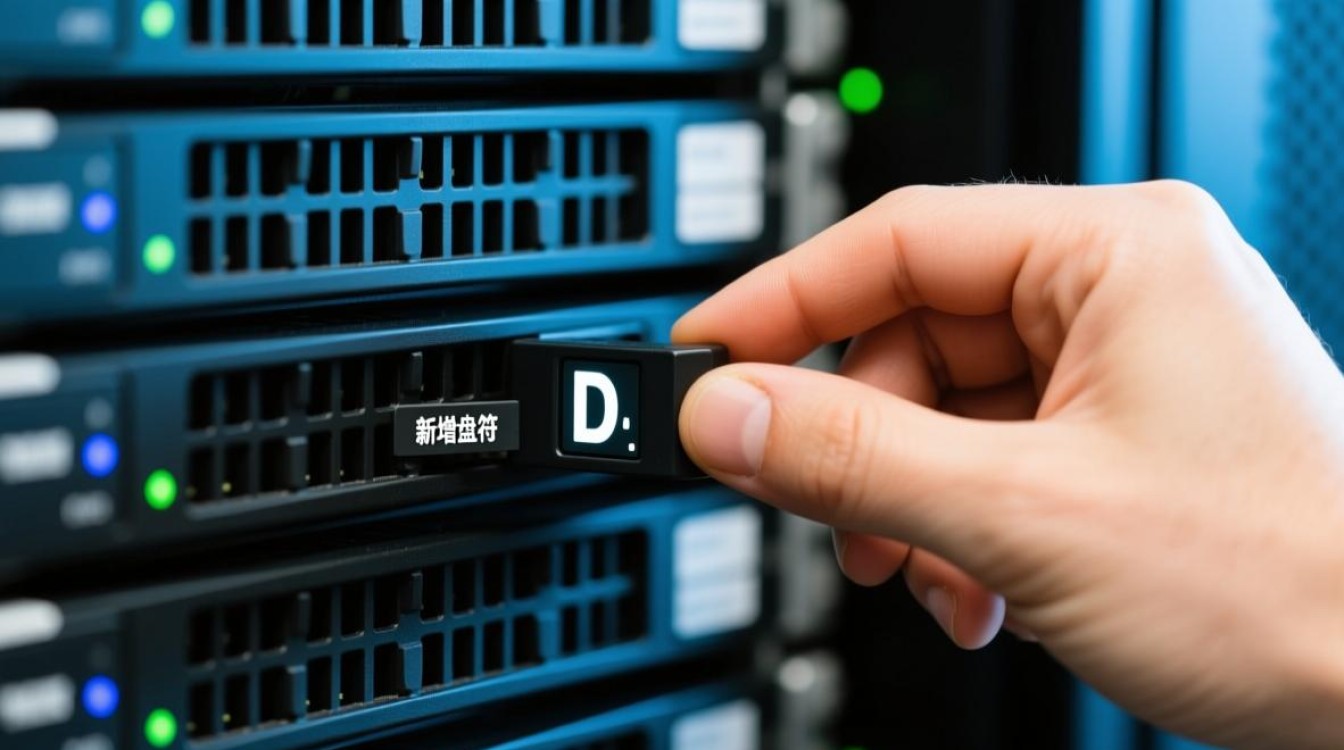 在服务器上新增盘符d的具体步骤和注意事项有哪些？