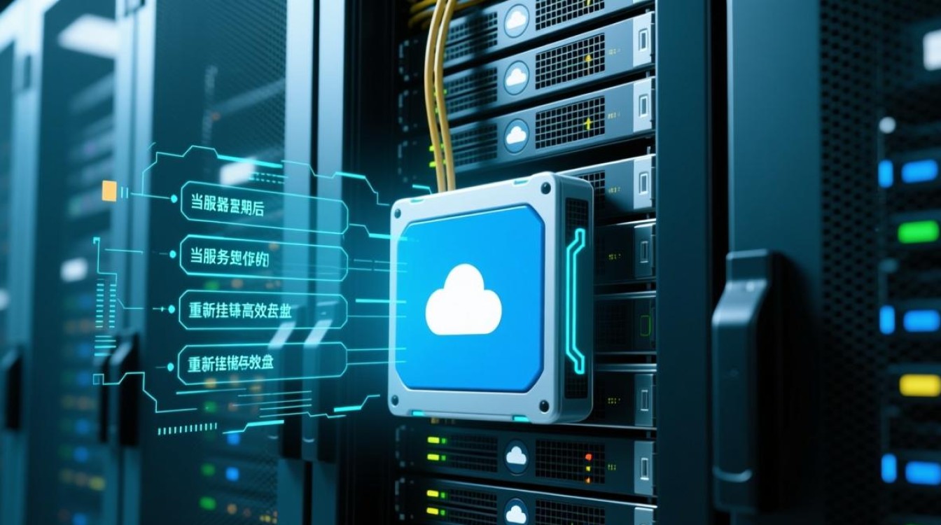 服务器到期续费后，如何高效挂载新云盘以保障数据连续性？