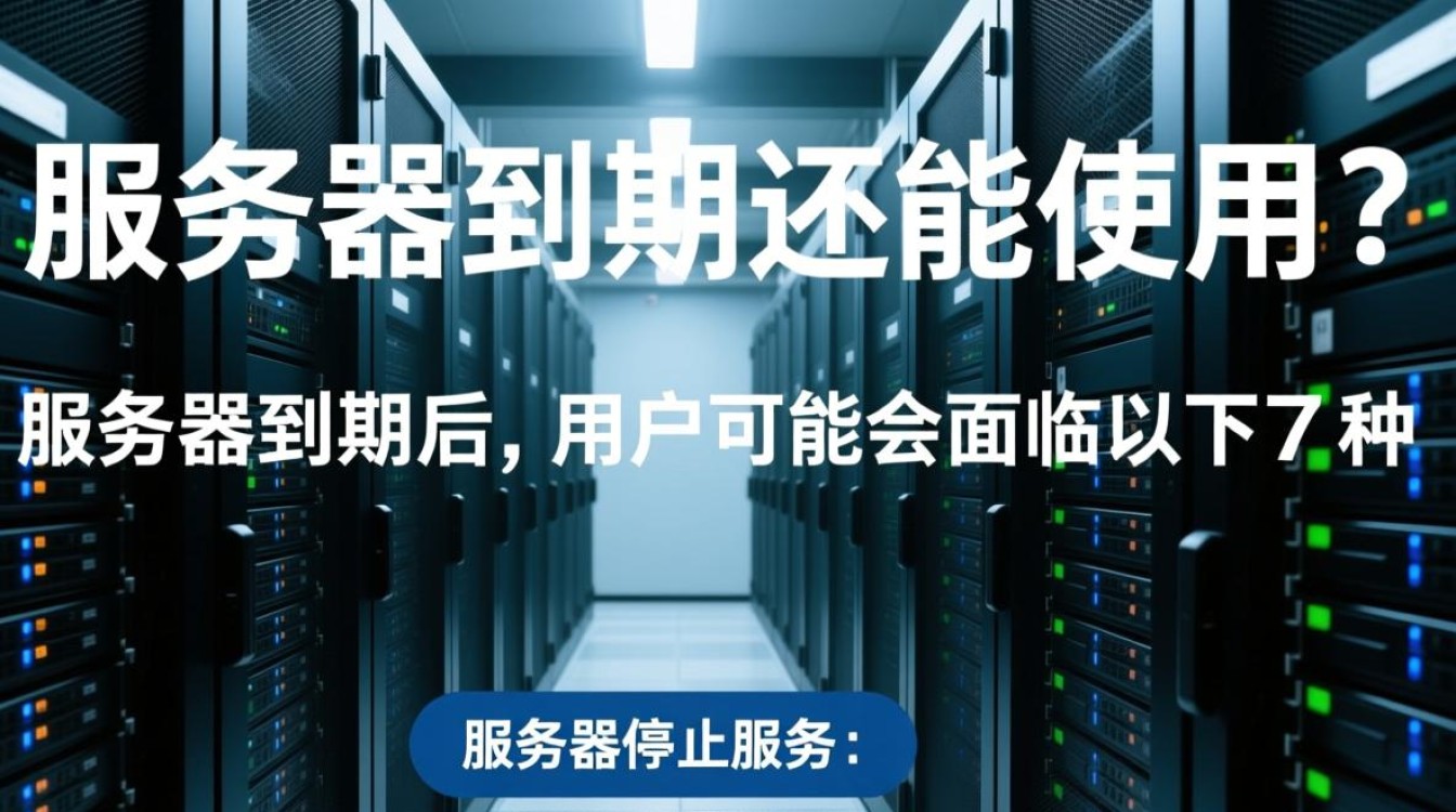 服务器到期后还能继续使用吗？到期后服务会立即中断还是可延期续费？