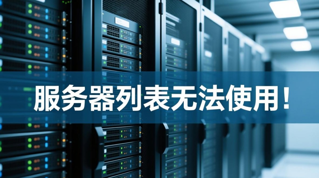 为何我的服务器列表突然无法使用?技术故障还是其他原因? 为何我的服务器列表突然无法使用?技术故障还是其他原因?