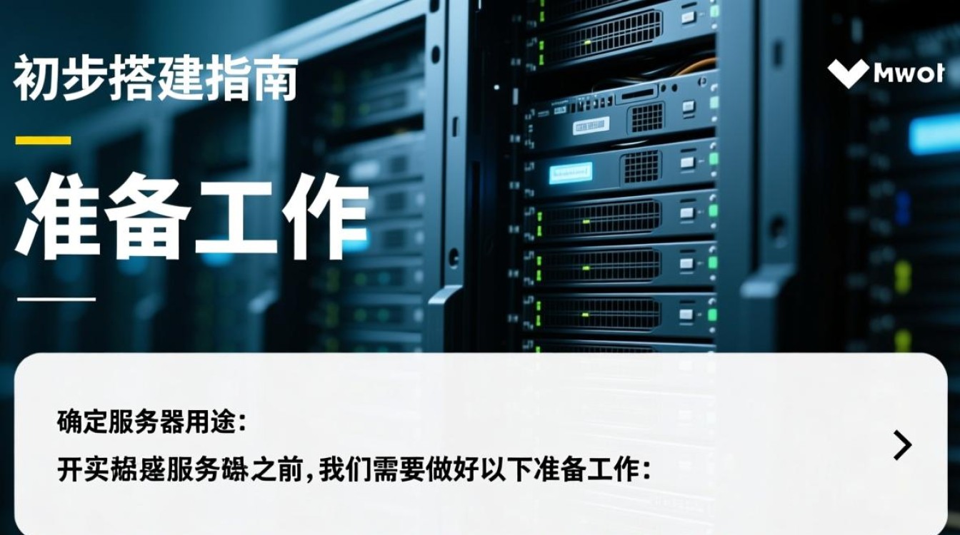 服务器初步搭建过程中，有哪些关键步骤和注意事项需要特别注意？