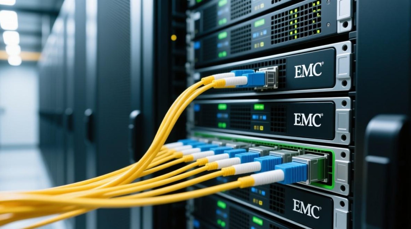 服务器到EMC存储的光纤连接，技术难点与优化策略探讨？