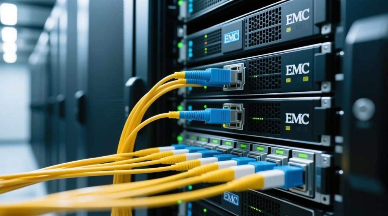 服务器到EMC存储的光纤连接，技术难点与优化策略探讨？