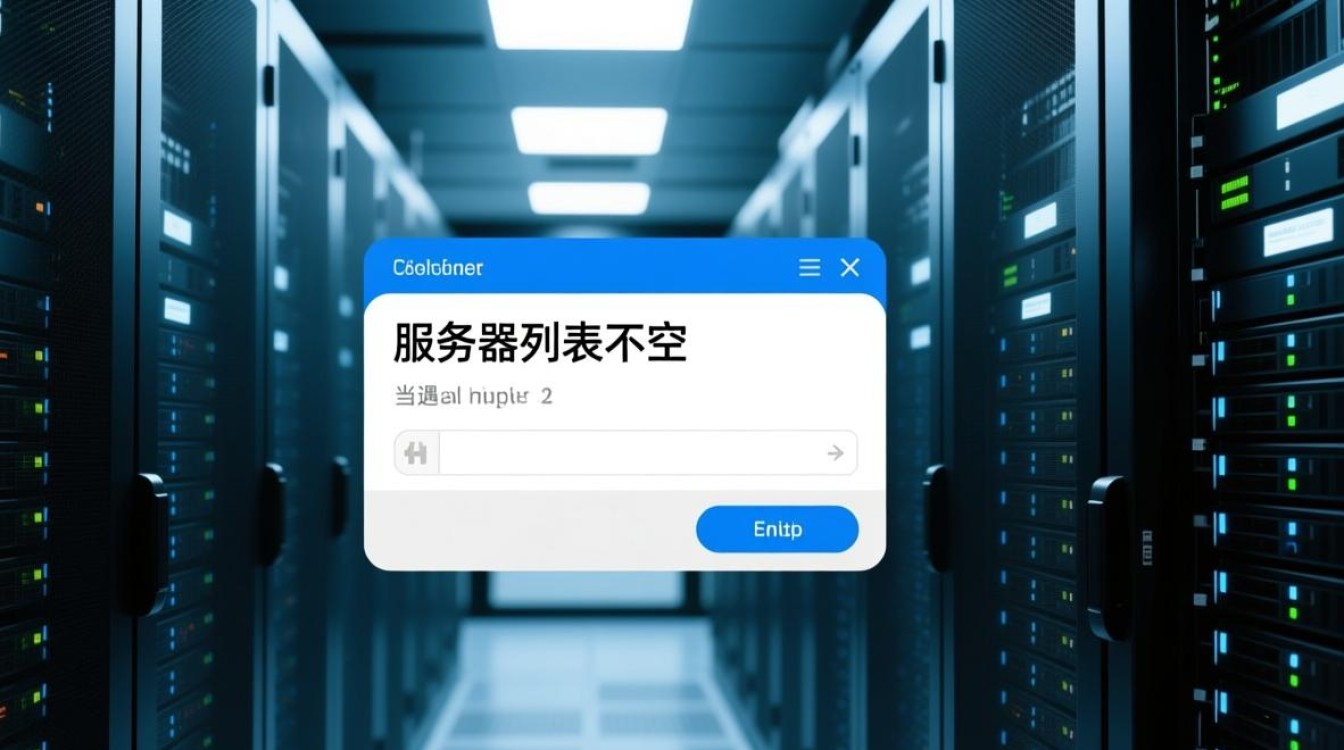 服务器列表为空背后原因揭秘，网络故障还是维护中？