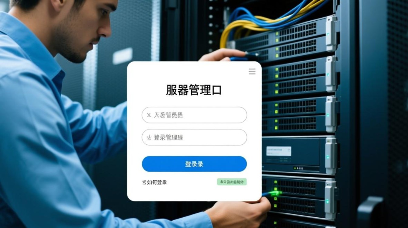服务器登录管理口的具体操作步骤及注意事项是什么？
