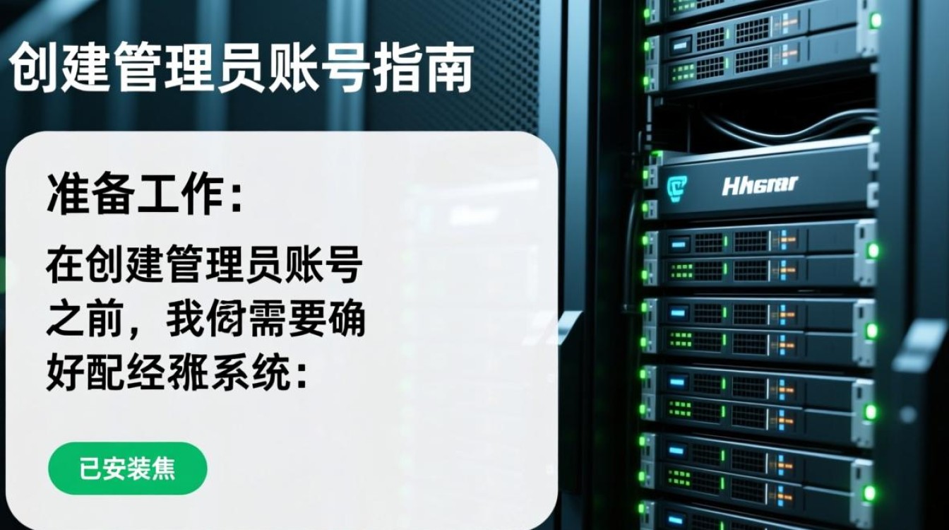 在创建服务器管理员账号时，有哪些注意事项和最佳实践？