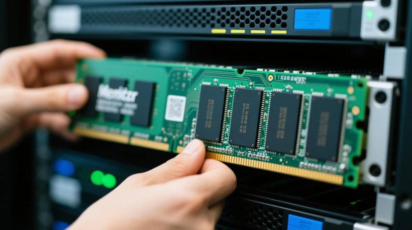 服务器升级内存后，具体在哪个界面或设置中调整配置？