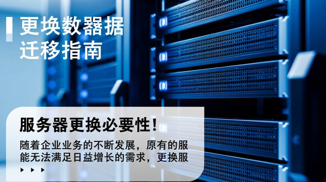 服务器更换过程中，数据迁移有哪些关键步骤和注意事项？