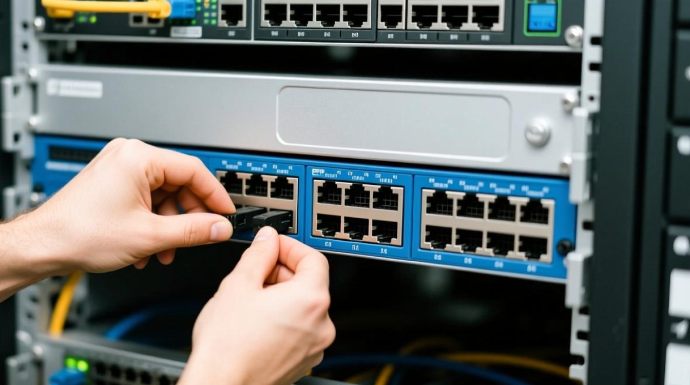 在服务器升级过程中，如何选择并正确更换交换机？