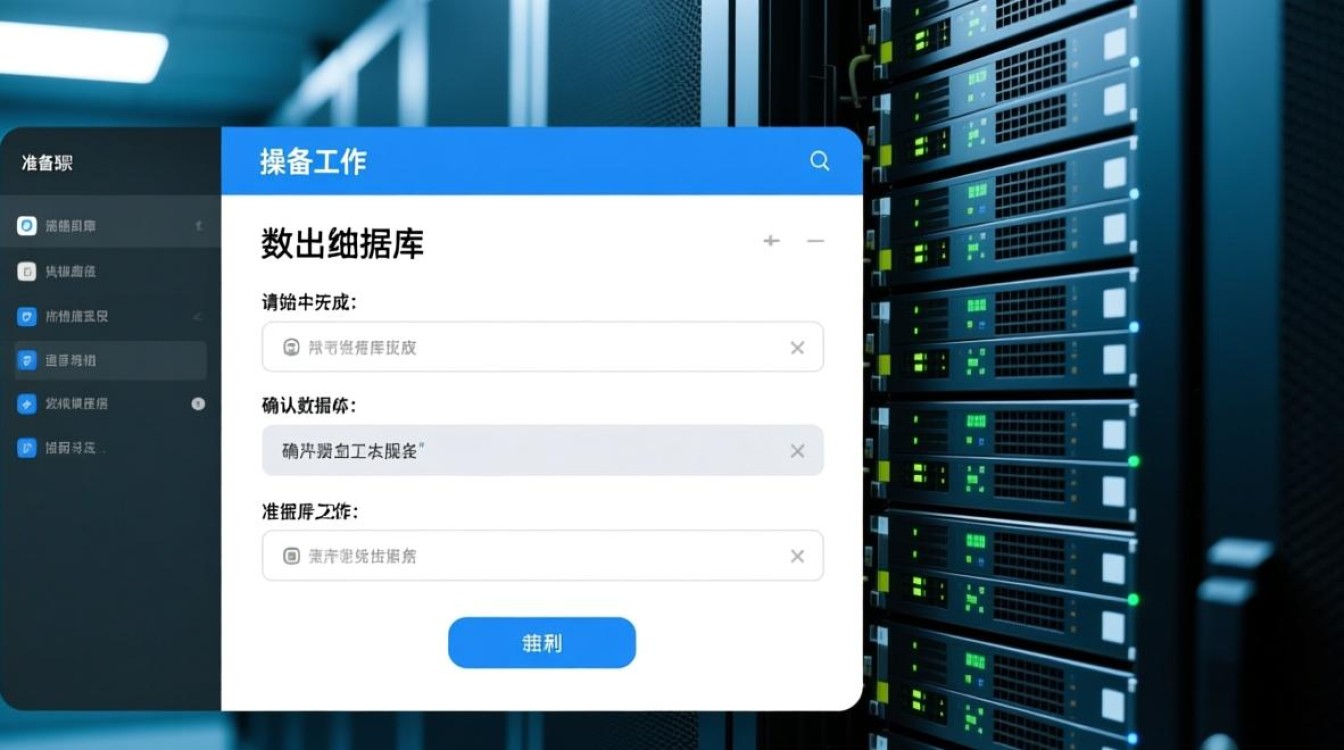 在服务器上操作导出数据库的具体步骤和注意事项有哪些？