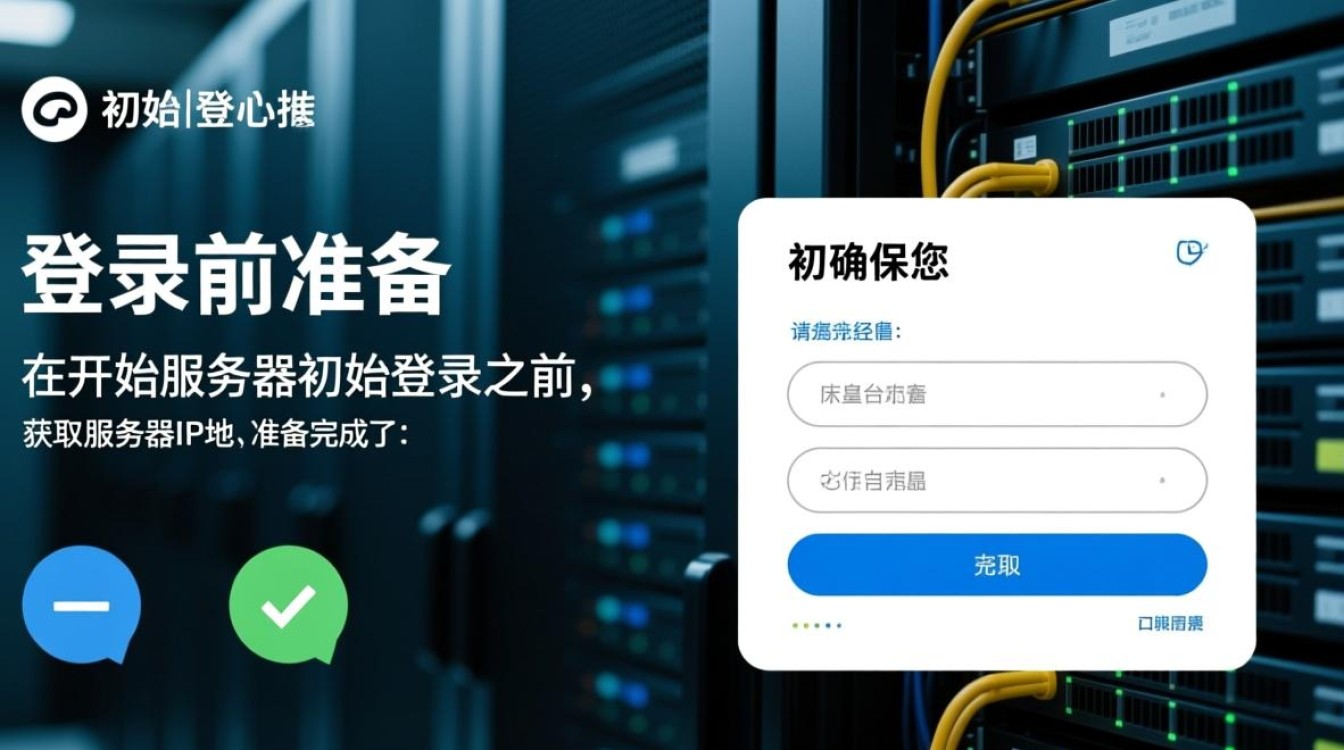 服务器初始登录时，有哪些常见问题和解决方法？
