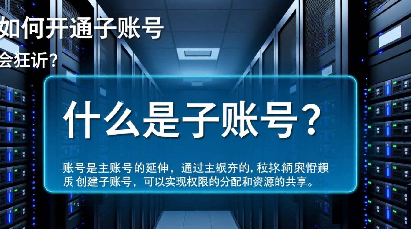 服务器开通子账号的详细步骤和条件是什么？