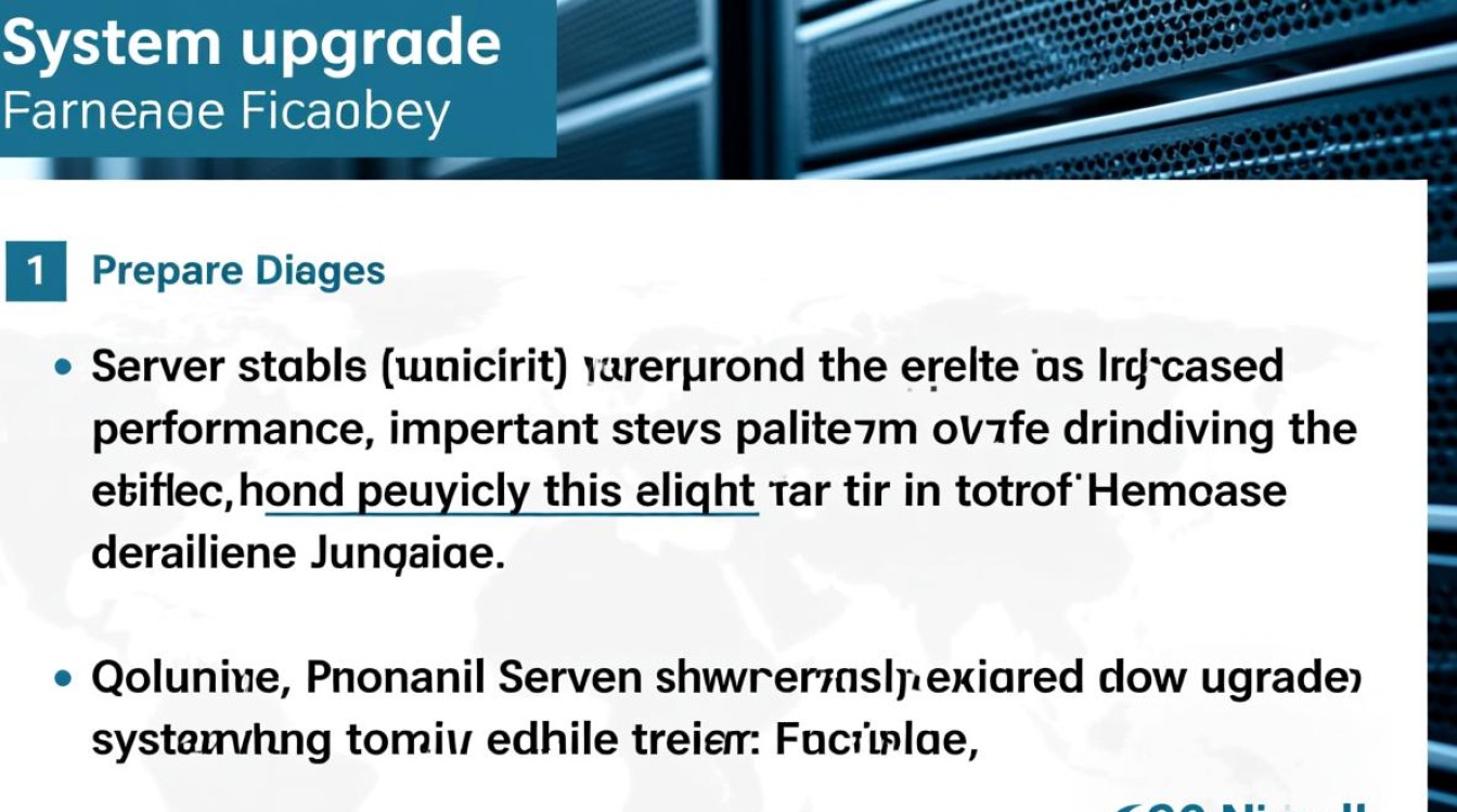 服务器系统升级过程中，有哪些关键步骤和注意事项？