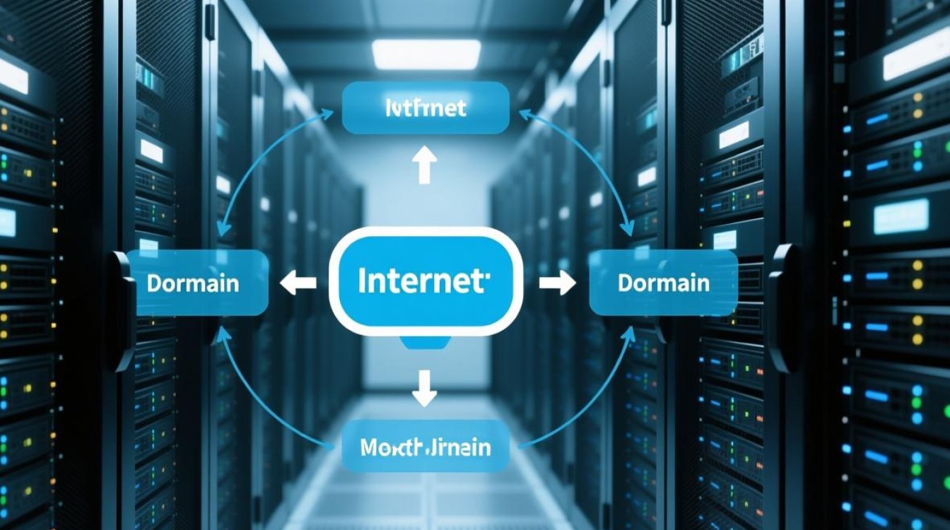 服务器在处理域名时，具体是通过哪些机制和步骤进行匹配的？