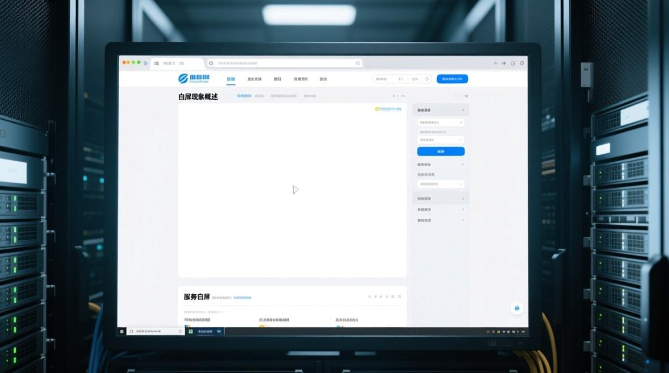 为什么服务器突然显示白屏？故障原因有哪些？如何快速排查解决？