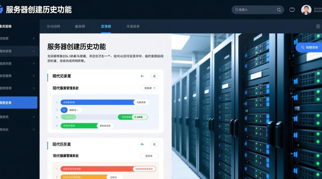 服务器创建历史功能介绍
