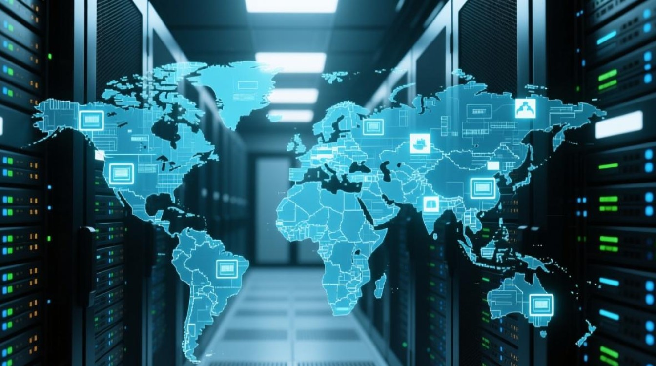 服务器分布图揭秘，全球服务器布局如何影响网络速度与安全？