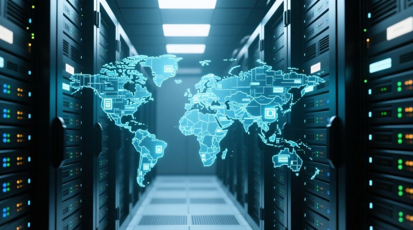 服务器分布图揭秘，全球服务器布局如何影响网络速度与安全？