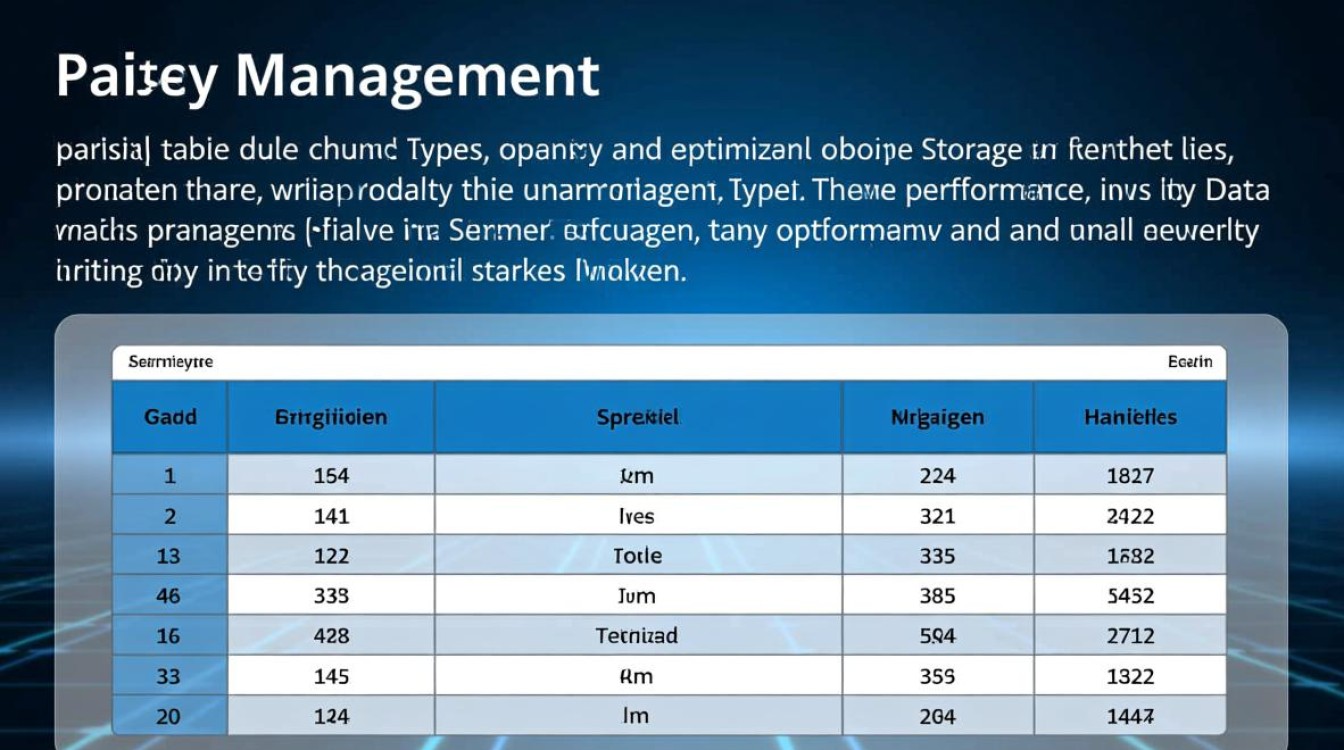 服务器分区表类型有哪些？各自特点和应用场景详解？
