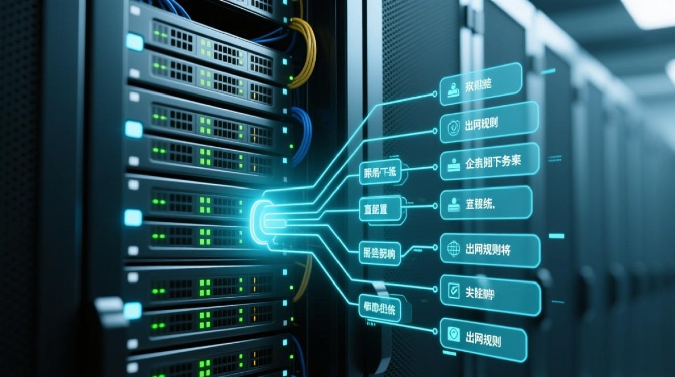 如何精确配置服务器出网规则以优化网络性能和安全性？