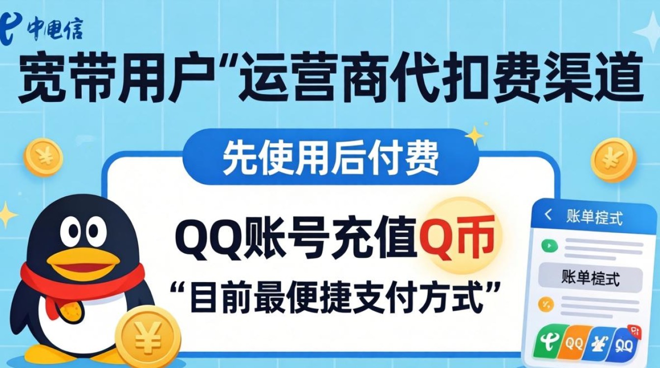 电信宽带充q币