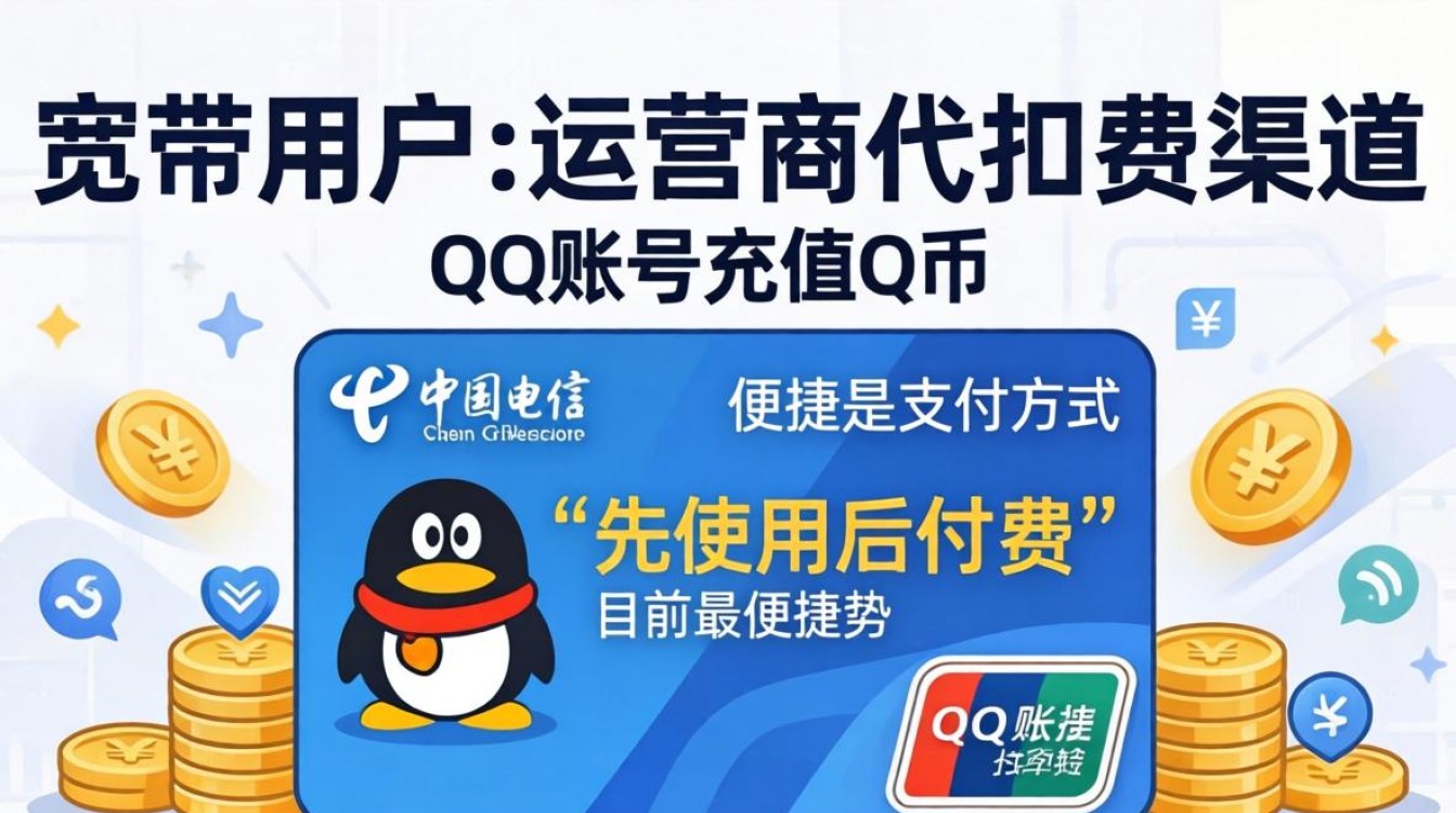 电信宽带充q币