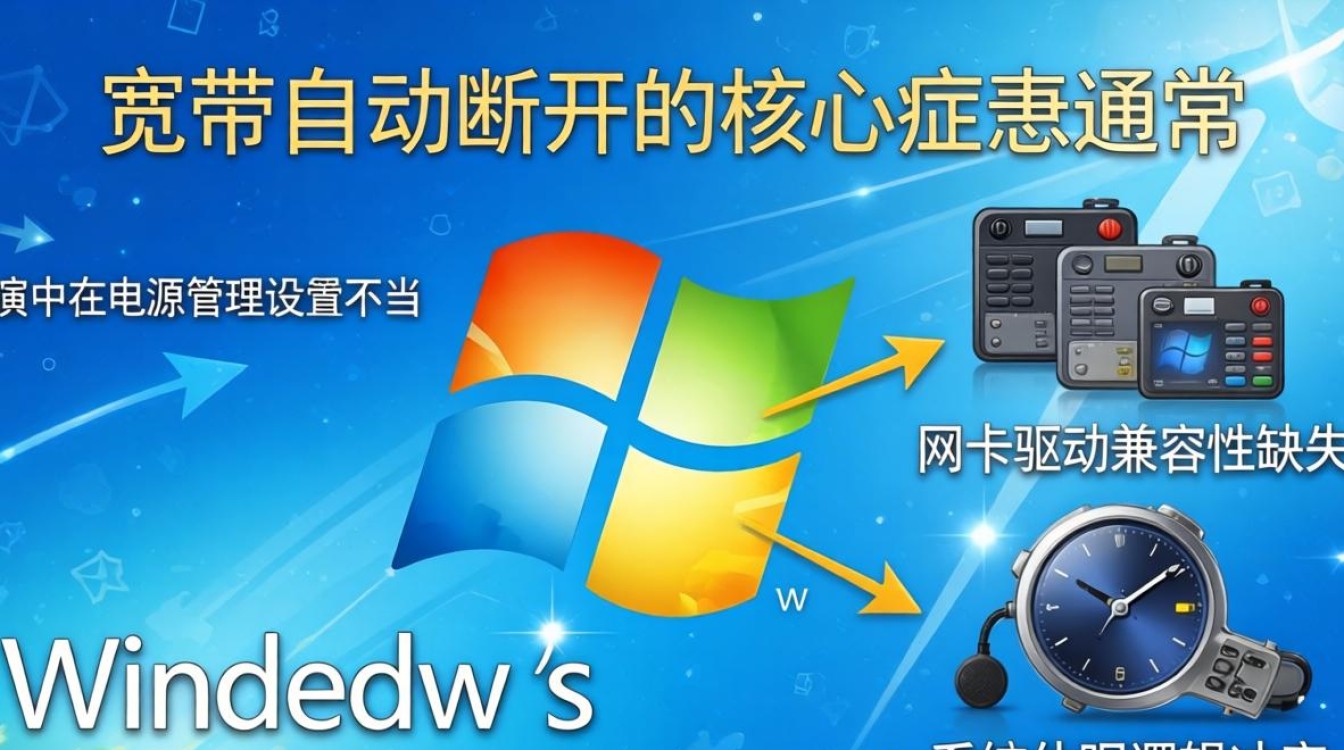 win7 宽带自动断开