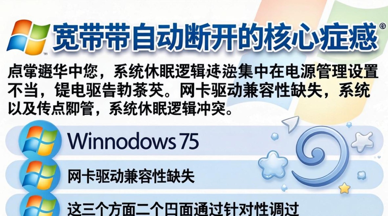 win7 宽带自动断开