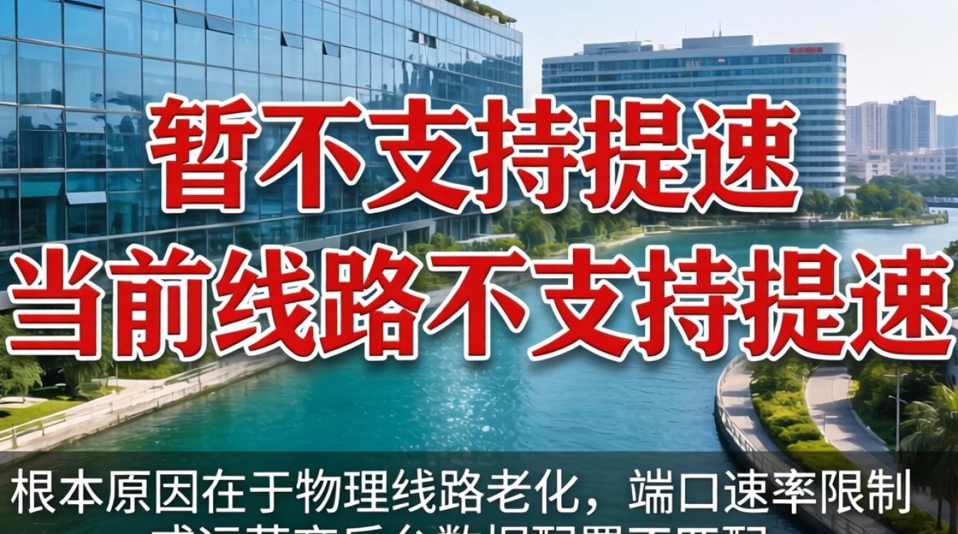 宽带暂不支持提速