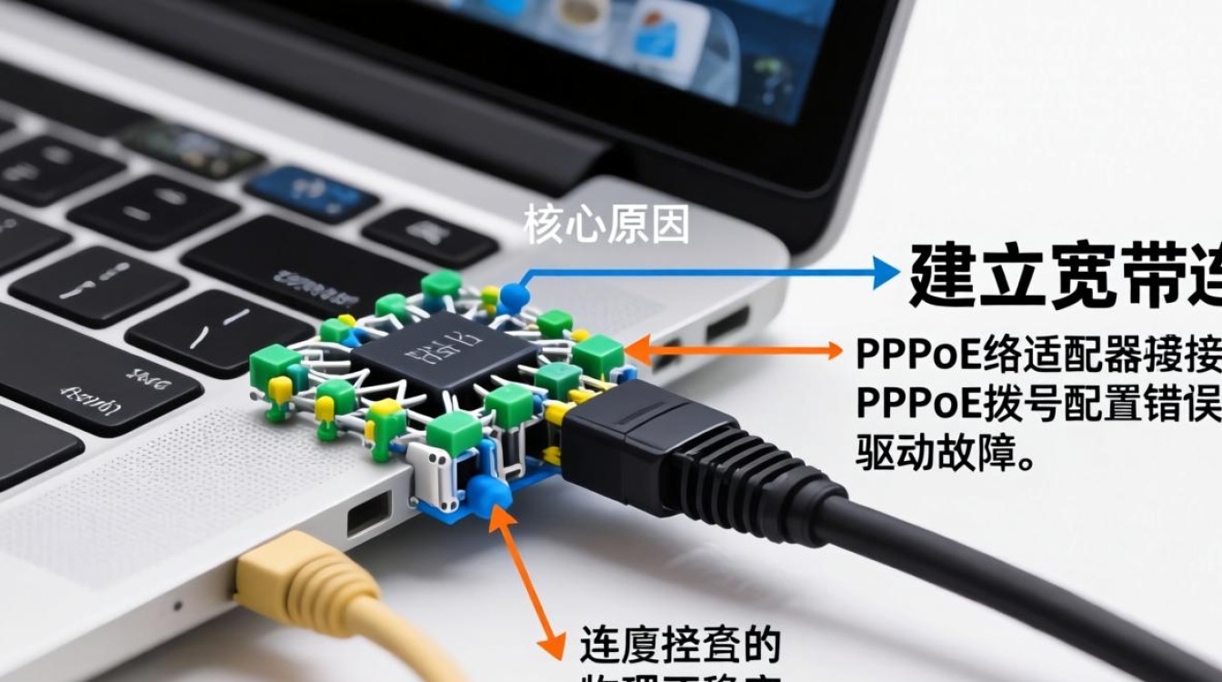 笔记本无法宽带连接