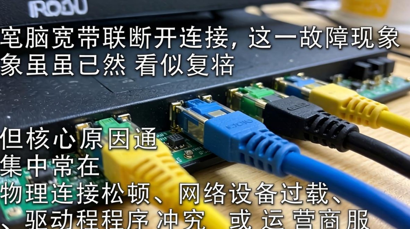 电脑宽带连接已断开连接