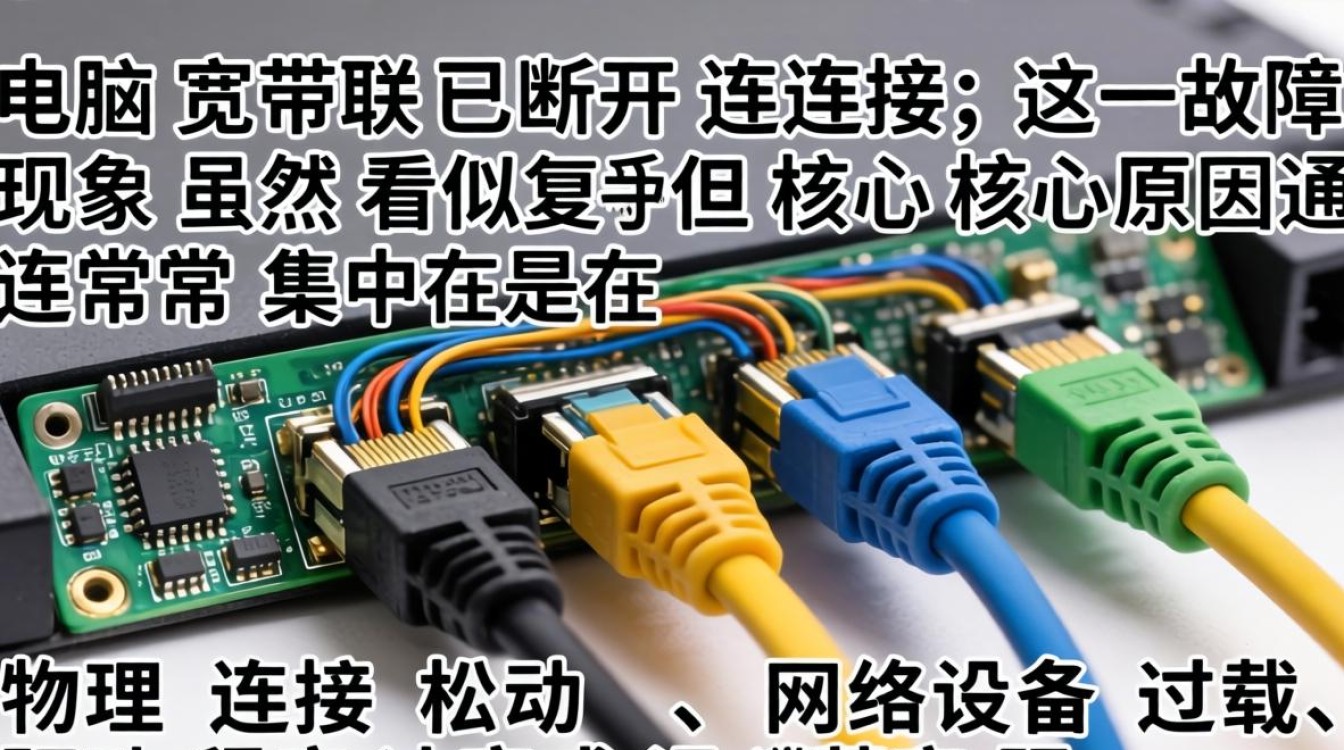 电脑宽带连接已断开连接