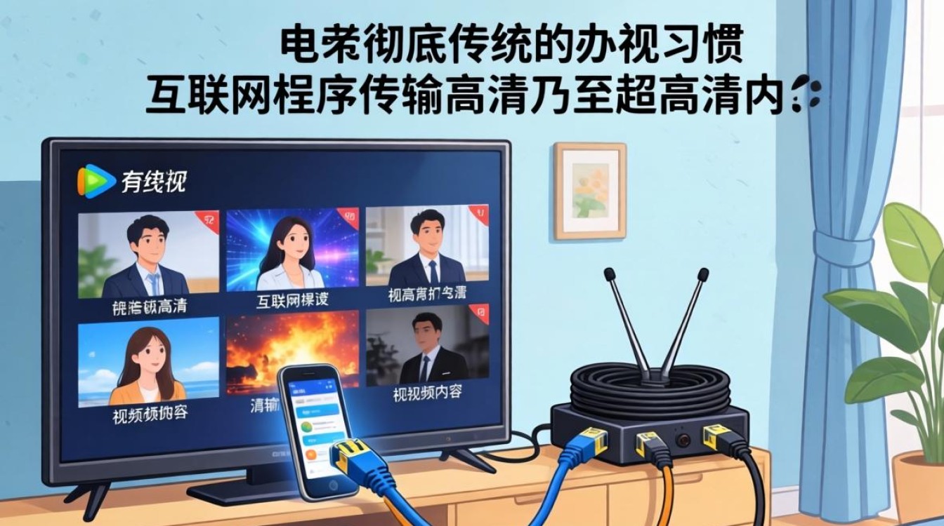 接宽带的电视机