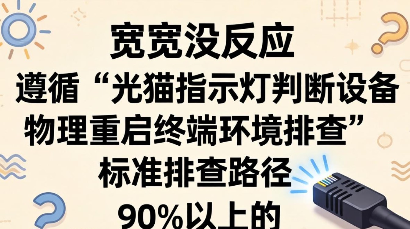 宽带没反应怎么办