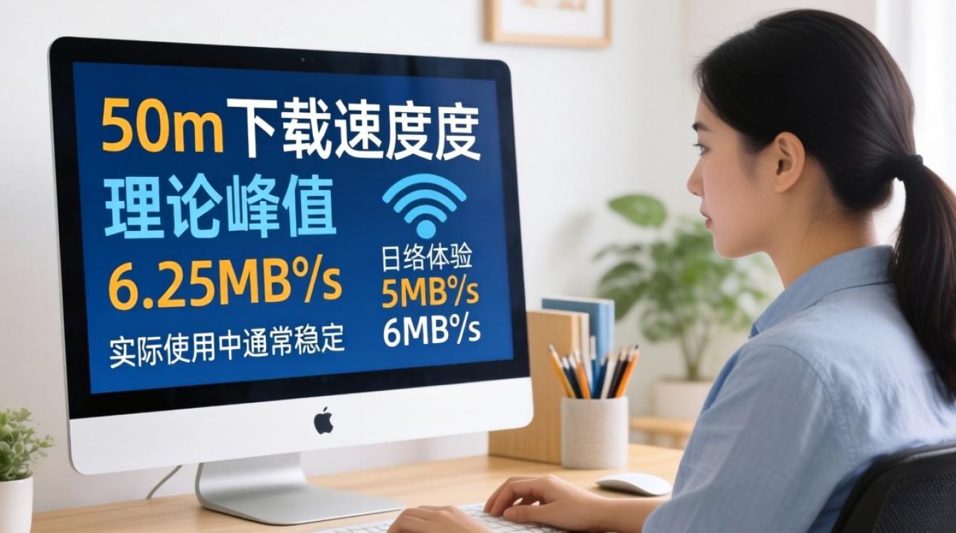 宽带50m等于多少