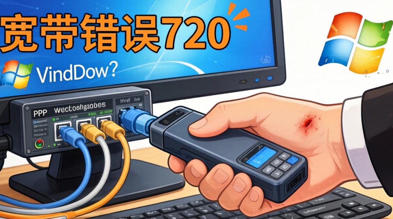 win7宽带错误720