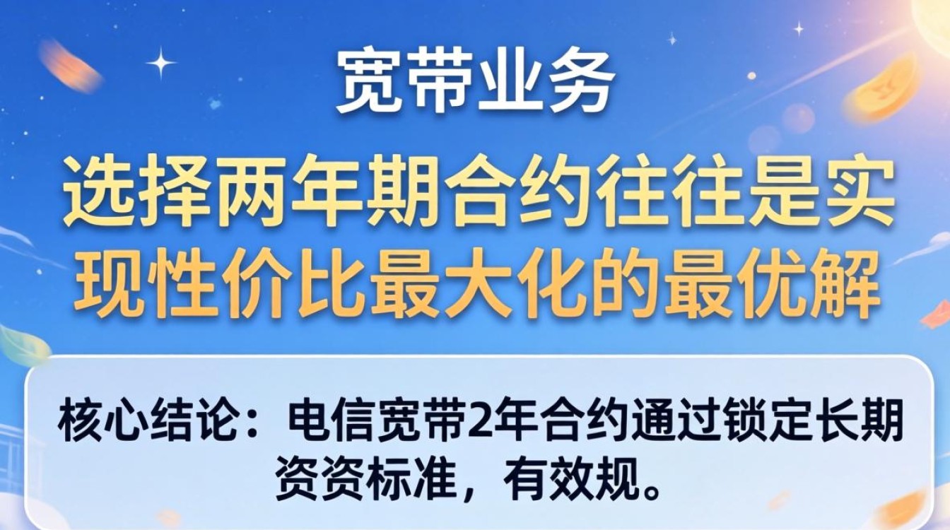 电信宽带2年合约