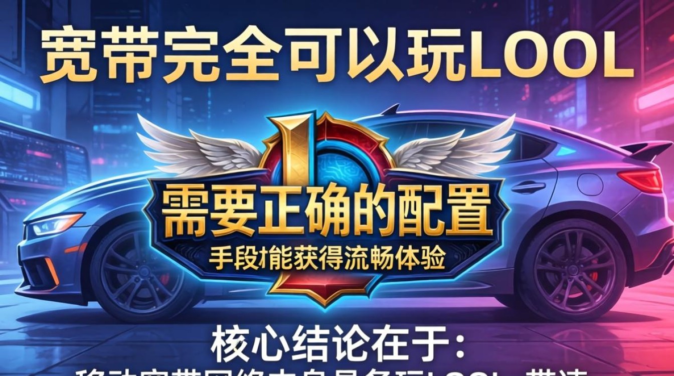 移动的宽带能玩lol吗