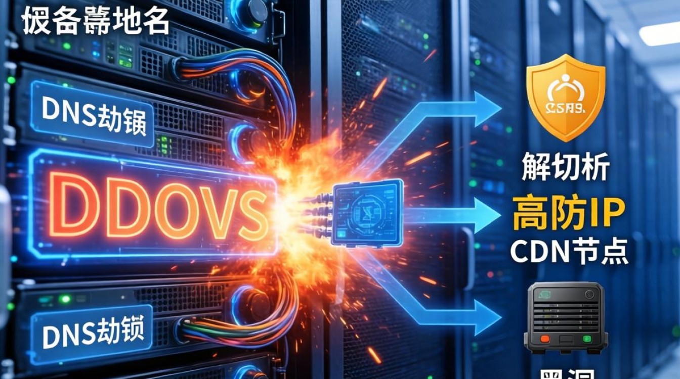 服务器域名被攻击把域名解析到